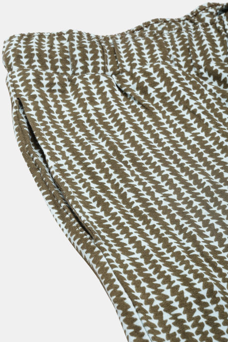 Enamor Viscose Loungewear Bottom - Armygreen Arrowhead Aop — image 7